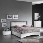 Fadily - chambre 160x200cm avec commode et chevets Fadily - chambre 160x200cm avec commode et chevets