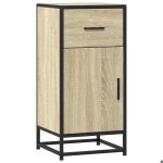Faf - neuf * buffet bas dentr�ebuffet salon - ch�ne sonoma - 355x35x76 cm bois ding�nierie et m�tal juillet131 ...