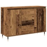 Faf - neuf * buffet bas dentr�ebuffet salon avec portes et tiroirs - vieux bois - 1015x35x70 cm juin985292 ...