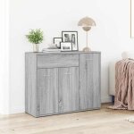 Faf - neuf * buffet - sonoma gris - vaisselier / cabinet salon 88x30x70 cm bois ding�nierie juin48211283 ...