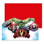 Faire - part - procos - avengers - lot de 6 - enveloppes incluses - design marvel Faire - part - procos - avengers - lot de 6 - enveloppes incluses - design marvel