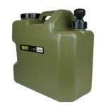 Faith jerrican 18 ltr 37x20x33cm bidon polythylne vert rservoir deau - avec robinet de vidange