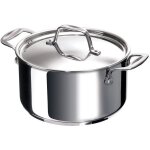 Faitout chef en inox + couvercle - tous feux - d: 16 cm
