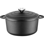 Faitout - marmite krisberg marmite en fonte 28 cm rtissoire ronde 65 l gaz induction lourde kr 2574