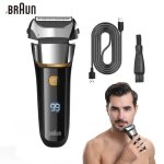 Fang braun fk608 rasoir �lectrique 4d pour hommes rechargeable ra barbe rasoir tondeuse machine pour ...