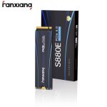 Disque dur ssd ps5 interne fanxiang s880e ssd 2 to nvme m2 pcie gen4 x4 avec dissipateur