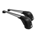 Farad barres de toit compact grey en aluminium compatibles avec tesla model y � partir de 2020