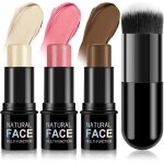 Fard � joues en stickvelvet touch creamy stick blushcontour & highlighter & blush set de maquillageb�ton ...