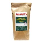 Farine de lentille verte du puy sachet 400g sabarot
