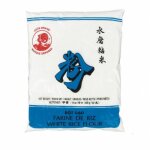 Farine de riz blanc - marque coq - 400g / sachet 2 sachets