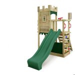 Fatmoose aire de jeux portique bois boldbaron avec toboggan vert maison enfant extérieure avec bac à ... Fatmoose aire de jeux portique bois boldbaron avec toboggan vert maison enfant extérieure avec bac à ...