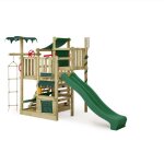 Fatmoose aire de jeux portique bois crazycoconut avec toboggan vert Échafaudage grimpant avec bac à sable ... Fatmoose aire de jeux portique bois crazycoconut avec toboggan vert Échafaudage grimpant avec bac à sable ...