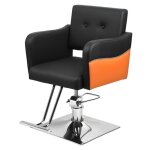 Fauteuil barbier hydraulique avec base lectroplaque hauteur rglablesalon de beaut