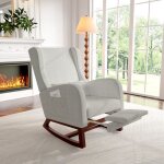 Fauteuil a bascule avec repose pied chaise allaitement fauteuil à accoudoirs chaise a bascule allaitement ... Fauteuil a bascule avec repose pied chaise allaitement fauteuil à accoudoirs chaise a bascule allaitement ...