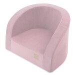 Fauteuil en mousse pour bb enfants pour la chambre denfant misioo velours velvet rose 53x40 cm