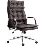 Fauteuil de bureau - dcoshop26 - 10 0002645 - cuir vritable - rembourrage pais - rglable en hauteur ...