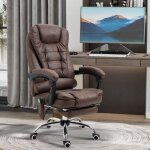 Fauteuil de bureau direction massant chauffant hauteur r�glable dossier inclinable toile de microfibre ...
