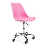Fauteuil du bureau enfant akord fd005 rose
