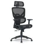 Fauteuil bureau ergonomique assise mesh ? appui - t�te et accoudoirs 3d ? soutien lombaire ? basculant ...