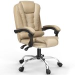 Fauteuil de bureau ergonomique en simili cuir si�ge ergonomique � roulette 360� haut dossier et r�glable ...