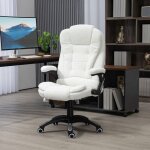 Fauteuil de bureau massant et chauffant hauteur r�glable dossier inclinable et t�l�commande filaire pivotant ...