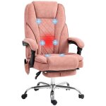 Fauteuil de bureau - vinsetto - massant et chauffant - hauteur rglable dossier inclinable tlcommande ...