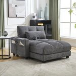 Fauteuil canapé avec coussins roulants 2 porte - gobelets et fonction chargeur pour salon et une chambre ... Fauteuil canapé avec coussins roulants 2 porte - gobelets et fonction chargeur pour salon et une chambre ...