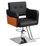Fauteuil de coiffeur avec repose - pieds - cremlank - charge 150 kg - hauteur r�glable - 65x52x93cm - ...