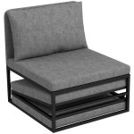Fauteuil convertible 1 place - homcom - 2 en 1 pliant - coussin et housse anti - poussière - pour invités ... Fauteuil convertible 1 place - homcom - 2 en 1 pliant - coussin et housse anti - poussière - pour invités ...