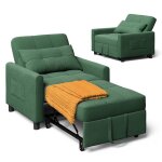 Fauteuil convertible vert menthe - bealife - canapé lit 1 place - chaise longue - coussin - réglable ... Fauteuil convertible vert menthe - bealife - canapé lit 1 place - chaise longue - coussin - réglable ...