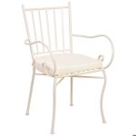 Fauteuil en fer forg� avec coussin 58x54x88h cm