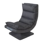 Fauteuil gaming - roba - minecraft - dossier pliable - 360� - gris fonc�