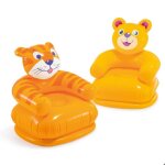 Fauteuil gonflable pour enfants cheerful animals 65 x 64 cm intex 68556 ours en peluche