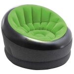 Fauteuil gonflable - intex - empire - vert lime - intrieur / extrieur
