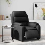 Fauteuil inclinable �lectrique - vidaxl - similicuir - noir - 75x925x100 cm - inclinaison 135� - moteur ...