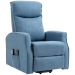 Fauteuil inclinable verticalisateur massant tlcommande repose - pieds tv poche latrale confort senior ...