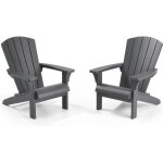 Fauteuil de jardin adirondack - lot de 2 - anthracite - keter Fauteuil de jardin adirondack - lot de 2 - anthracite - keter