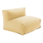 Fauteuil de jardin pour canap� modulable jaune clair mixi oviala