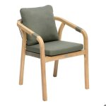 Fauteuil de jardin empilable papouasie vert laurier - hesp�ride
