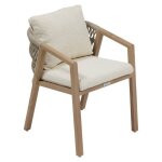 Fauteuil de jardin mylore beige - hesp�ride