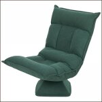 Fauteuil lazy sofa &amp bean bag - homcom - 360� rotatif 5 positions r�glables pliable - vert
