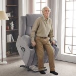 Fauteuil de massage et chauffage fauteuil releveur lectrique avec chauffage et repose - pied ajustable ...