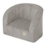 Fauteuil en mousse pour b�b� enfants pour la chambre denfant misioo velours c�tel� beige 53x40 cm