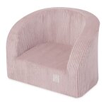 Fauteuil en mousse pour bébé enfants pour la chambre denfant misioo velours côtelé rose 53x40 cm Fauteuil en mousse pour bébé enfants pour la chambre denfant misioo velours côtelé rose 53x40 cm