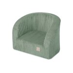 Fauteuil en mousse pour b�b� enfants pour la chambre denfant misioo velours c�tel� vert 53x40 cm
