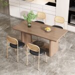 Fauteuil nouveau �paissi design moderne 4 pack chaises moderne minimaliste quatre pieds de soutien en ...