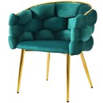 Fauteuil nouveau �paissi design moderne luxueux velours chaises 1 (salon chaises chaises de salle � manger ...