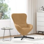 Réduction fr - fauteuil oeuf en velours marron - 602932 Réduction fr - fauteuil oeuf en velours marron - 602932