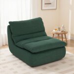 Fauteuil paresseux chauffeuse 1 place en mousse monobloc ultra haute densit� charge 200 kg 82x103x75cm ...