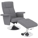 Fauteuil relax massant - homcom - avec pouf - siège pivotant à 360° - assise rembourrée confortable - ... Fauteuil relax massant - homcom - avec pouf - siège pivotant à 360° - assise rembourrée confortable - ...
